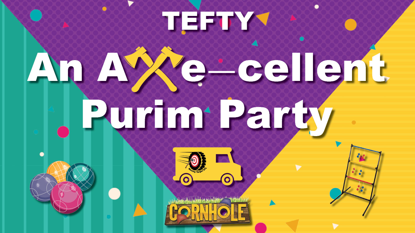 An Axe-cellent Purim Party Banner