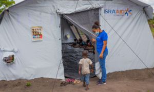 IsraAID opens a new Child Friendly Space in Guara-Guara, Mozambique following Cyclone Eloise, reaching approx. 40 children each day, incl. children with physical disabilities.