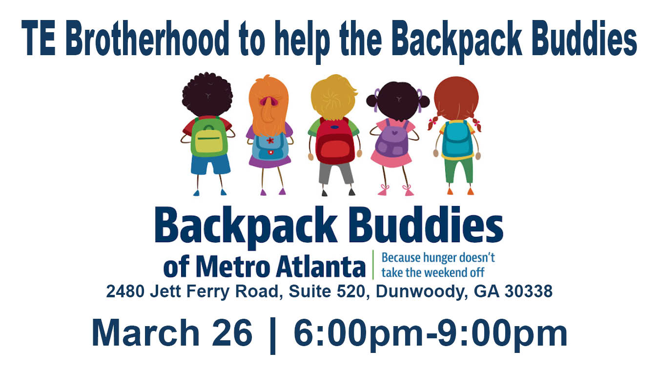 Brotherhood to Help Backpack Buddies Slide